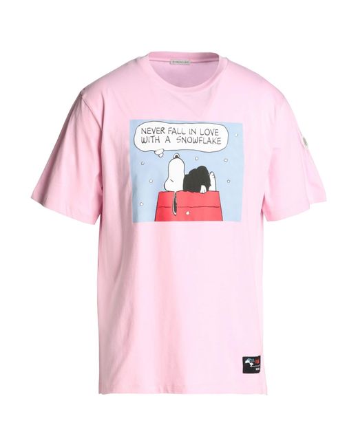 Moncler T-shirts in Pink für Herren
