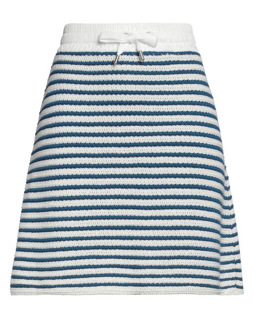Moncler Blue Mini Skirt