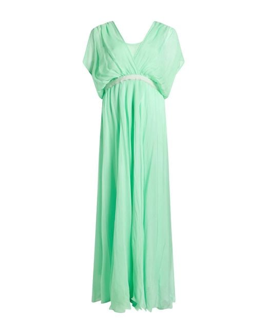Forte_forte Green Maxi Dress Silk