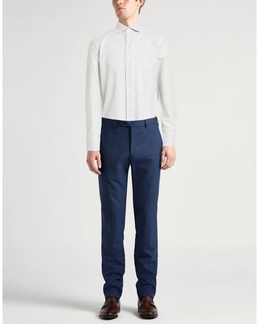 Caruso White Shirt Cotton for men