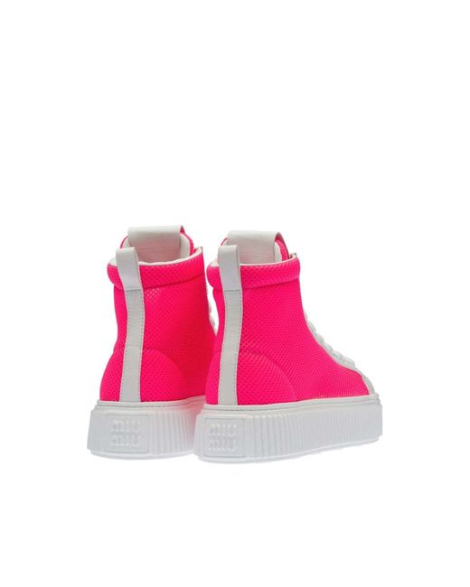 Sneakers Miu Miu en coloris Pink