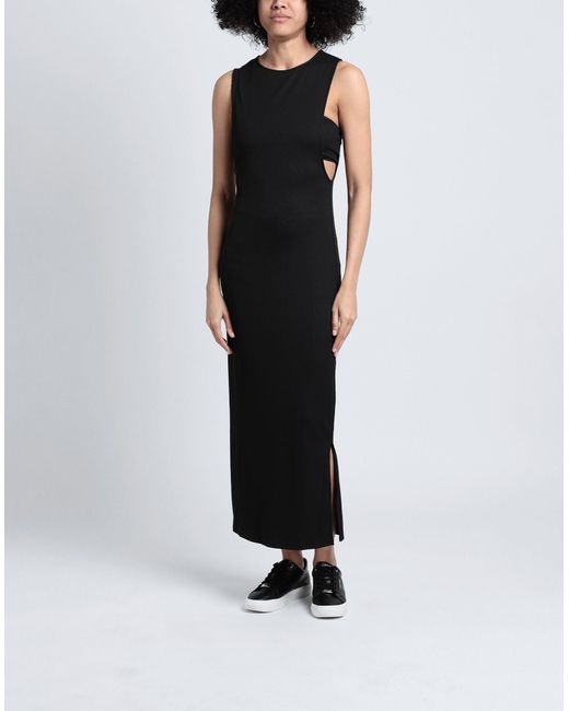 Calvin Klein Black Maxi-Kleid