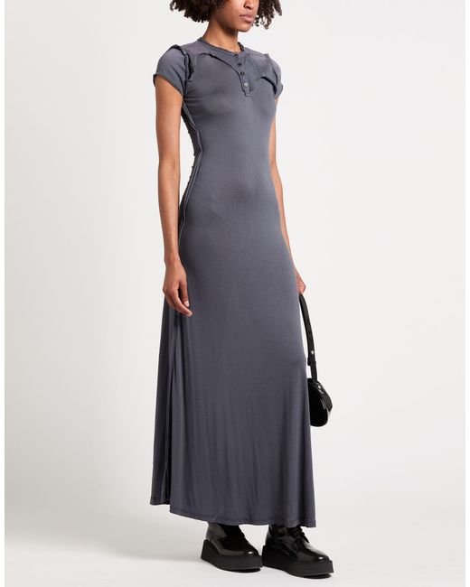DIESEL Blue Maxi Dress Rayon