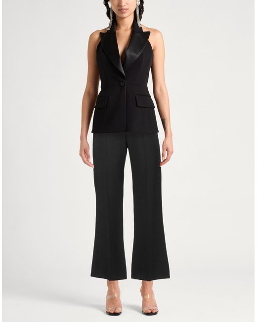 Jil Sander Black Pants Viscose, Silk