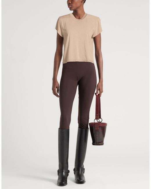 Rick Owens Natural T-Shirt Cotton