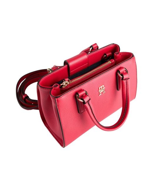 Tommy Hilfiger Pink Handbag Polyurethane