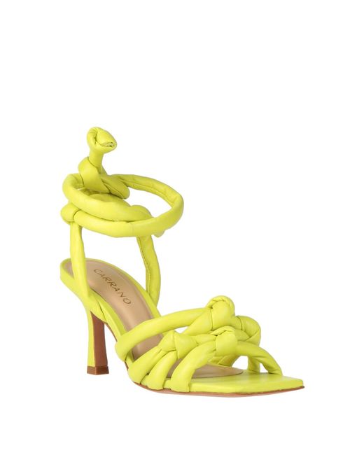 Carrano Yellow Sandals