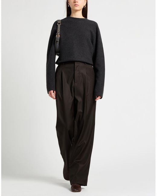 Roberto Collina Black Pants Wool