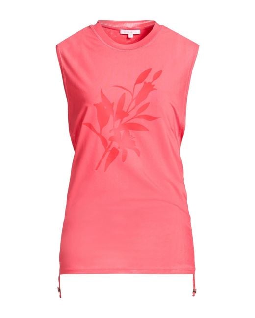 Patrizia Pepe Pink T-Shirt Polyester, Elastane