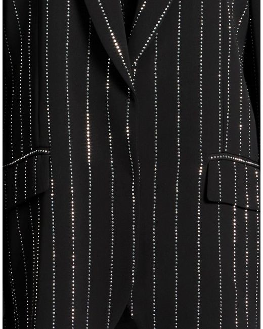 Forte Black Blazer Polyester, Elastane
