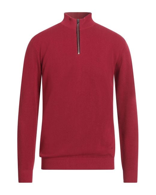 Tombolini Red Turtleneck for men