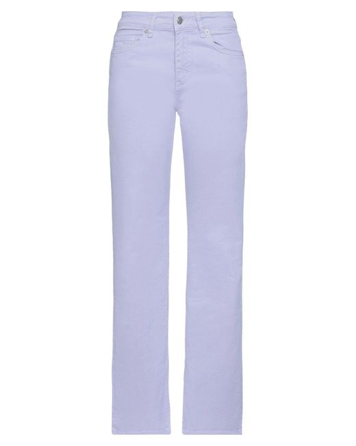 Blanche Cph Blue Lilac Pants Organic Cotton, Elastane