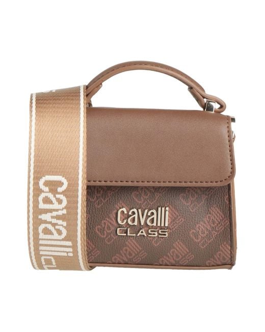 Roberto Cavalli Brown Handbag