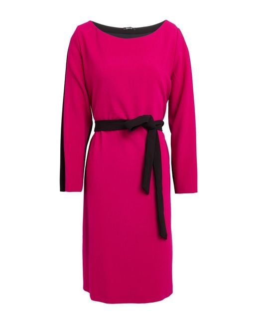 Hanita Pink Mini Dress Polyester, Viscose, Elastane