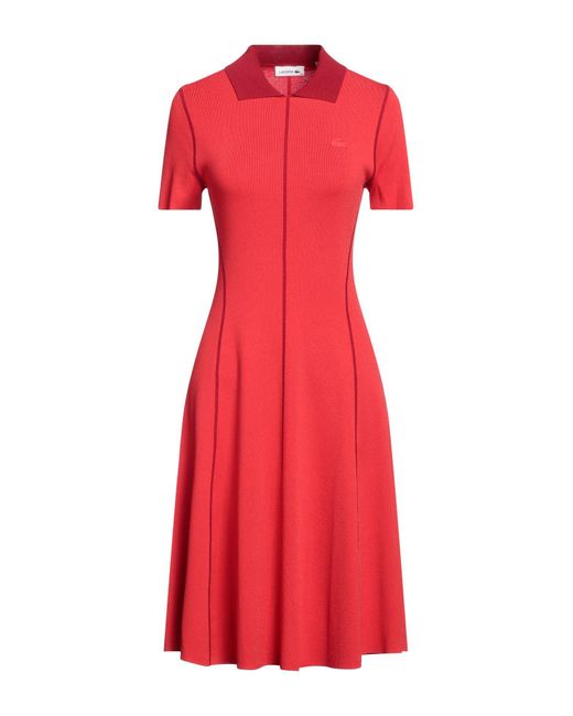 Lacoste Red Mini-Kleid