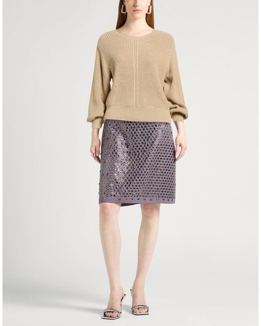 Alberta Ferretti Natural Sweaters
