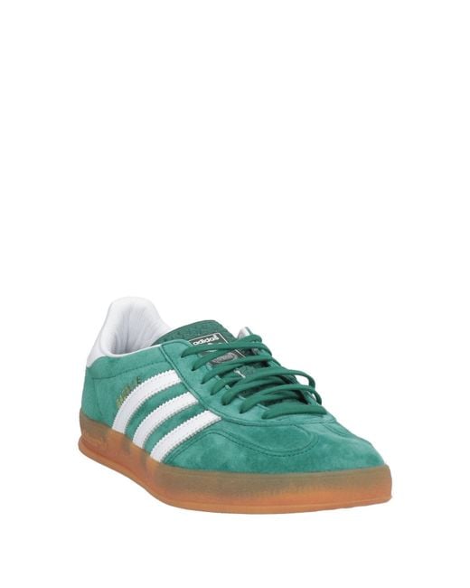 Adidas Originals Green Sneakers Leather, Rubber for men