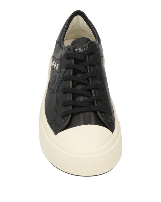 Philippe Model Black Sneakers Leather
