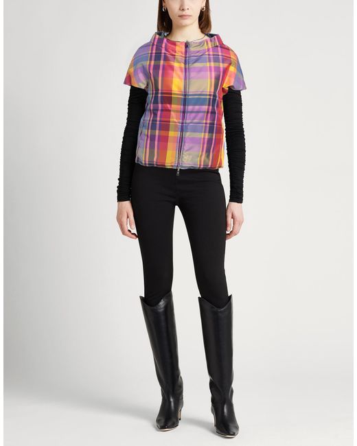 Herno Pink Lilac Puffer Acetate, Polyester, Polyamide