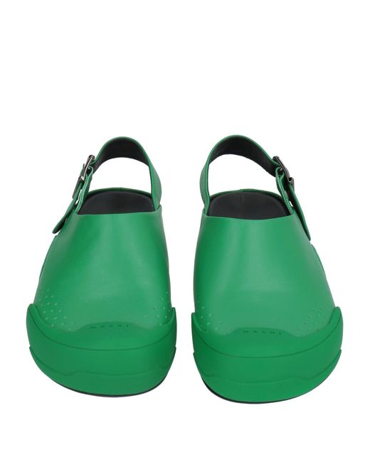 Marni Green Mules & Clogs for men