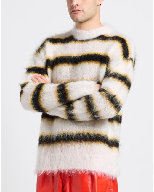 Marni Black Sweater Mohair Wool, Polyamide for men