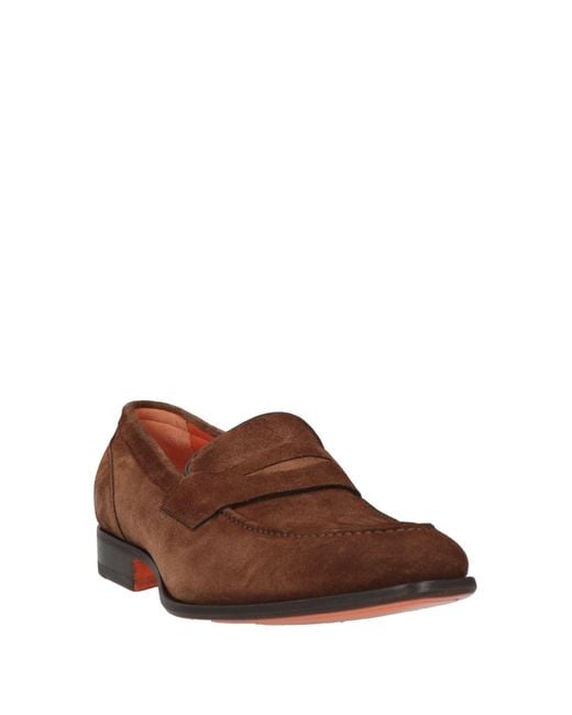 Santoni Brown Loafer for men