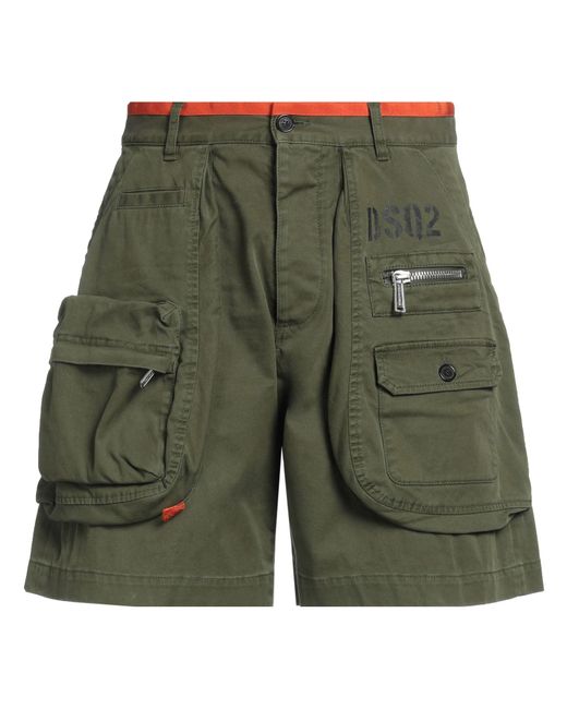 DSquared² Green Shorts & Bermuda Shorts for men
