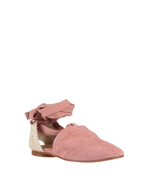 Castaner Pink Ballet Flats
