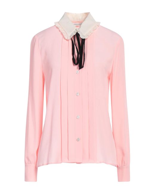 Alessandra Rich Pink Hemd
