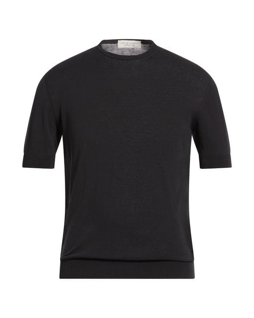 FILIPPO DE LAURENTIIS Black Jumper for men
