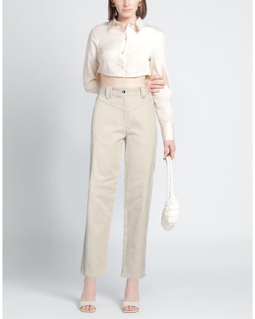 IRO White Pants Cotton