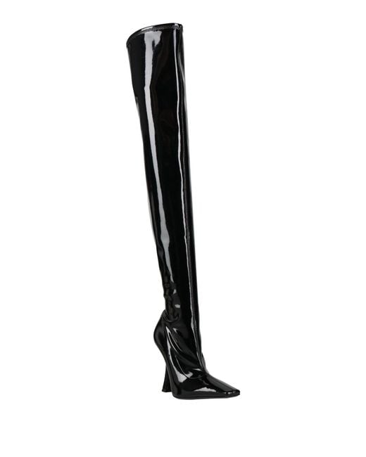 Casadei Black Boot Leather
