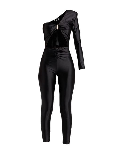 Elisabetta Franchi Black Jumpsuit Polyamide, Elastane