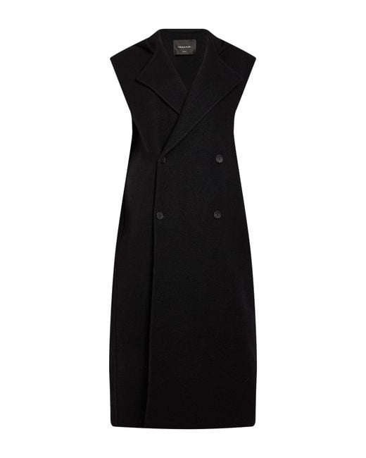 Fabiana Filippi Black Coat Virgin Wool