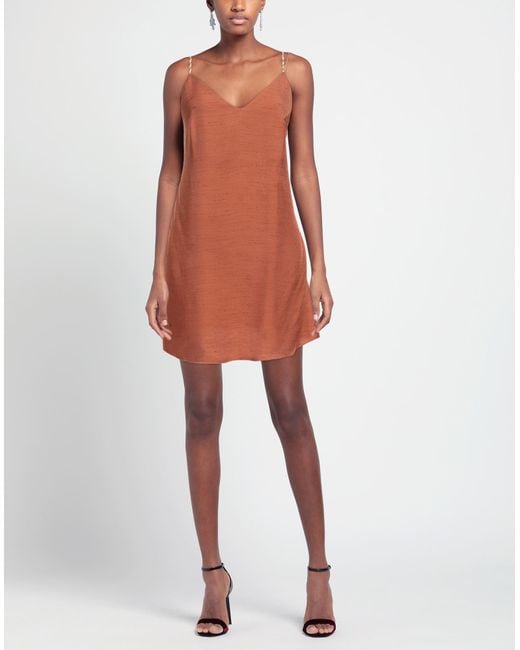 Maliparmi Brown Mini Dress