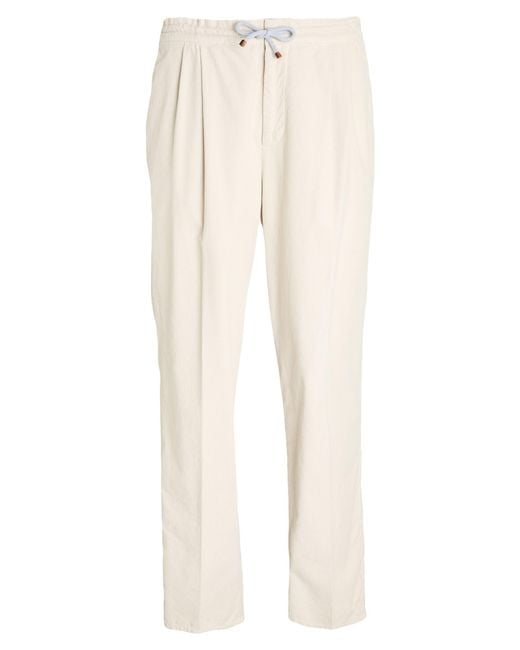 Brunello Cucinelli Natural Pants for men