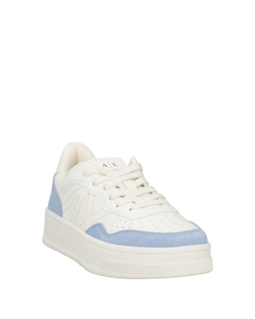 ARMANI EXCHANGE White Trainers
