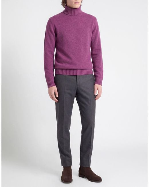 Roda Purple Turtleneck for men
