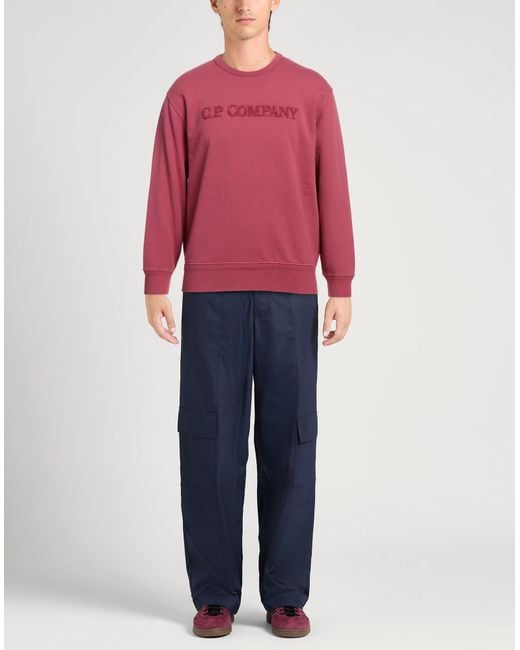C P Company Pink Sweatshirt Cotton for men