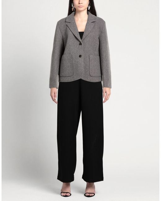 Skall Studio Gray Blazer Recycled Wool