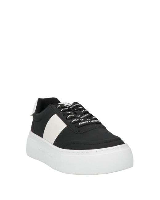 ARMANI EXCHANGE Black Trainers