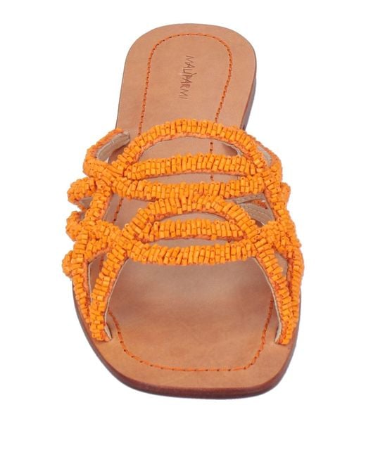 Maliparmi Orange Sandals