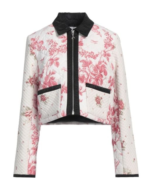 MARINE SERRE Pink Jacket Cotton, Polyester