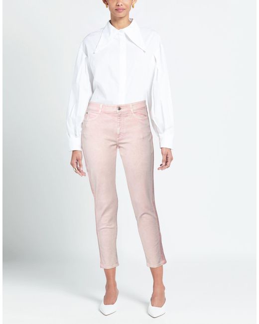 Stella McCartney Pink Denim Trousers