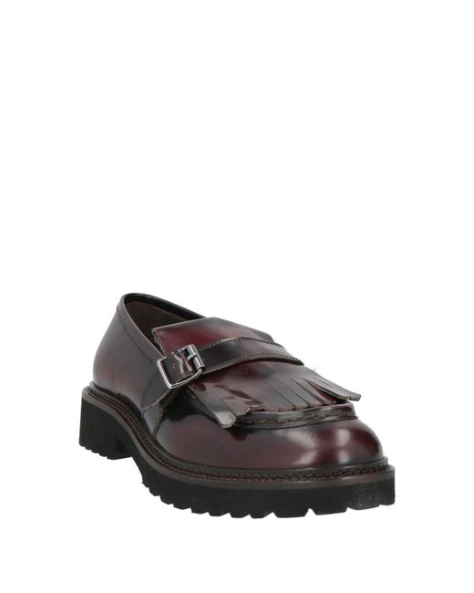BARRACUDA'S COLLECTION Black Taupe Loafers Leather