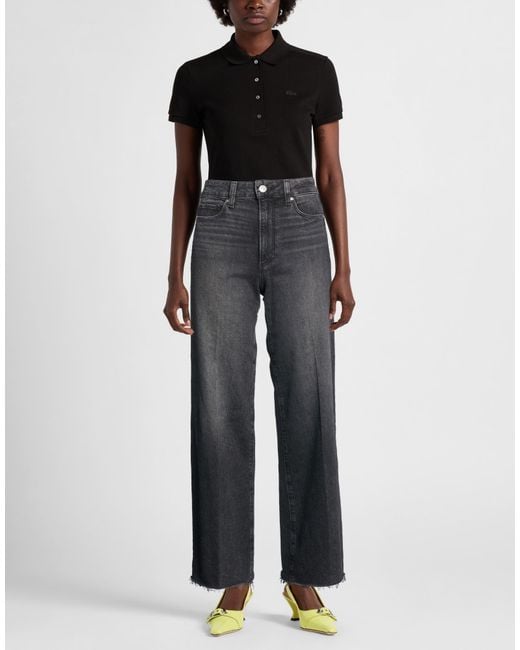 PAIGE Gray Jeans Cotton, Polyester, Elastane