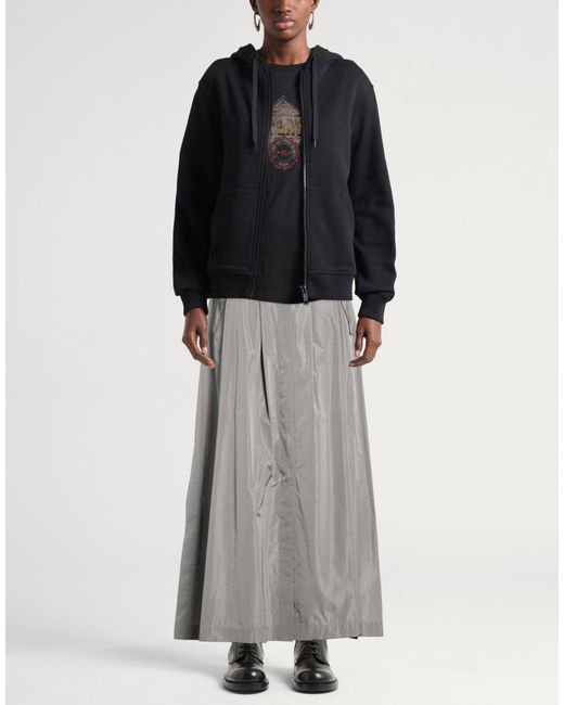 Alberta Ferretti Gray Maxi Skirt Polyester, Silk