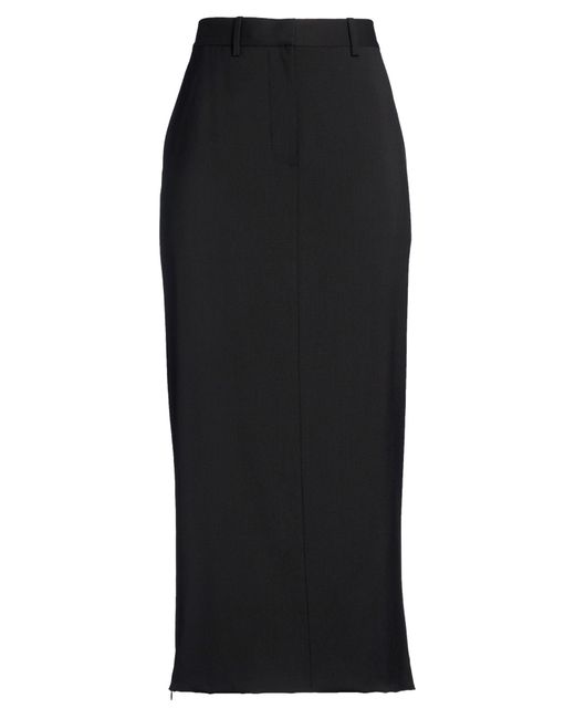 Helmut Lang Black Maxi Skirts