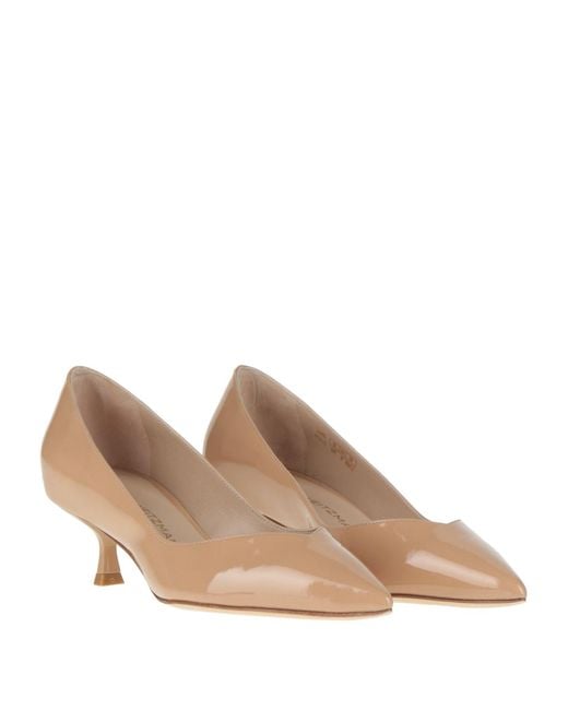 Stuart Weitzman Natural Pumps Leather