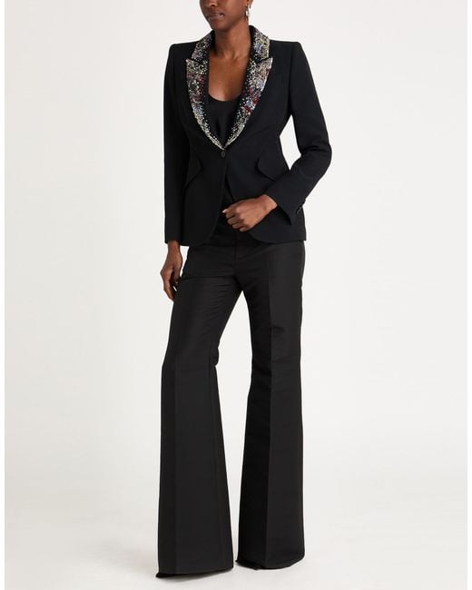 McQueen Black Blazer Viscose, Acetate